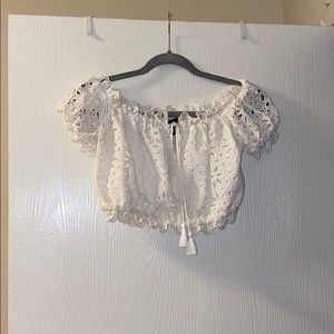 Forever21 Lace Crop Top